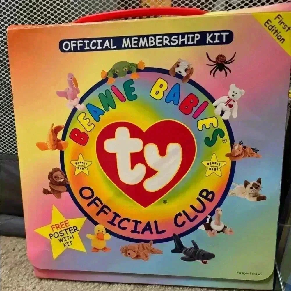 Ty Beanie Babies Platinum Edition Club Kit- Clubby And Princess Diana